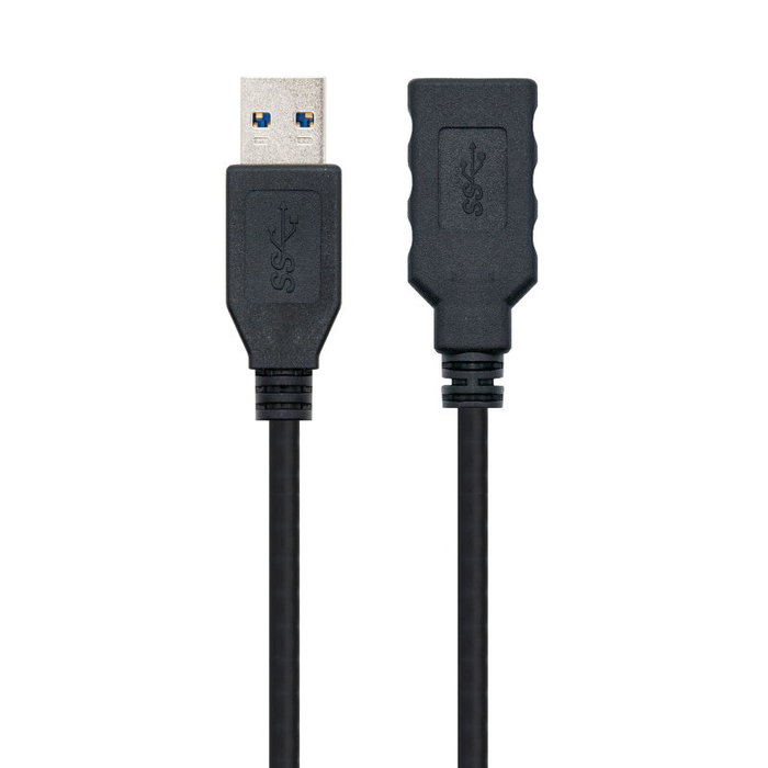 Nanocable Cable USB 3.0 Alargador 3m Tipo A Macho a Tipo A Hembra Negro